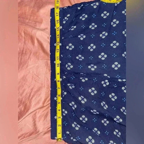 Loft Women’s Large Blue Patterned Pants - Picture 6 of 8